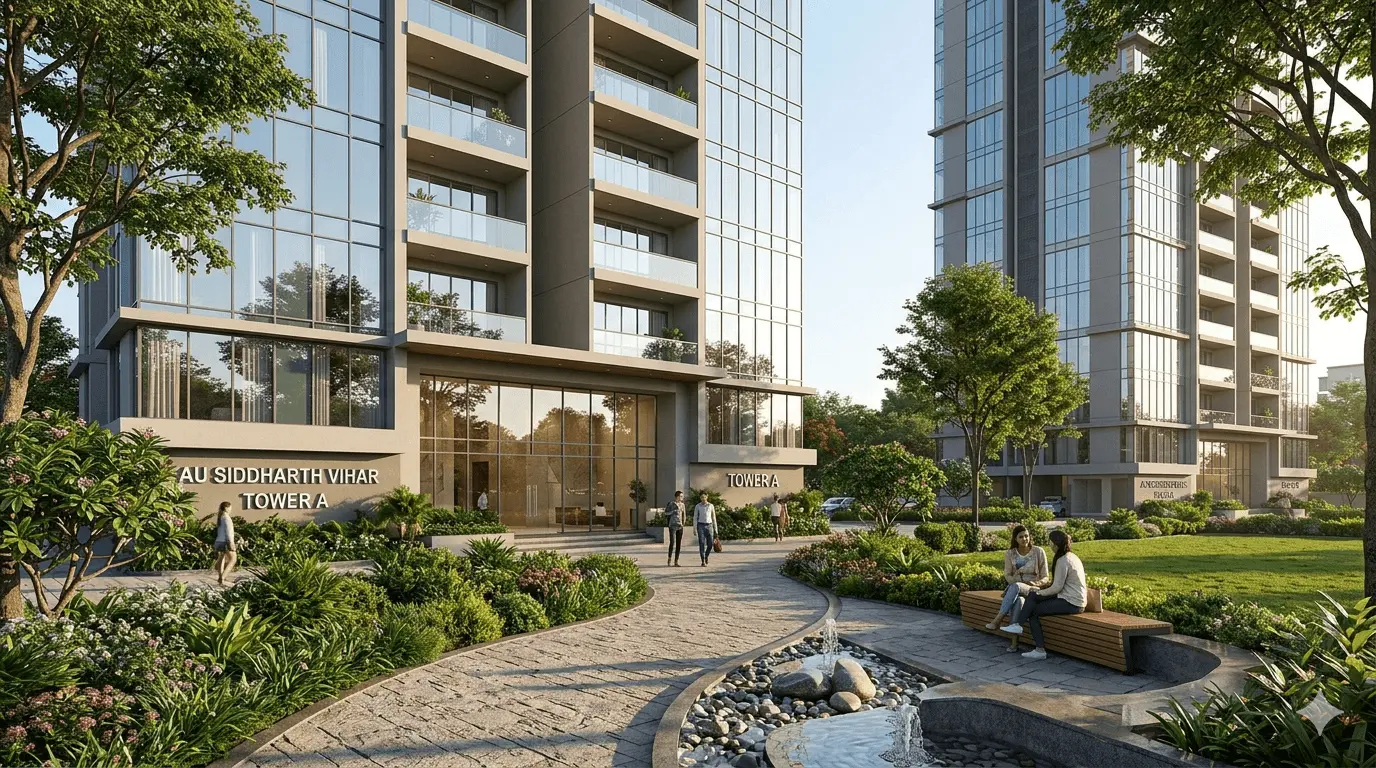 AU Siddharth Vihar Ghaziabad | 3 BHK Luxury Apartments & Amenities