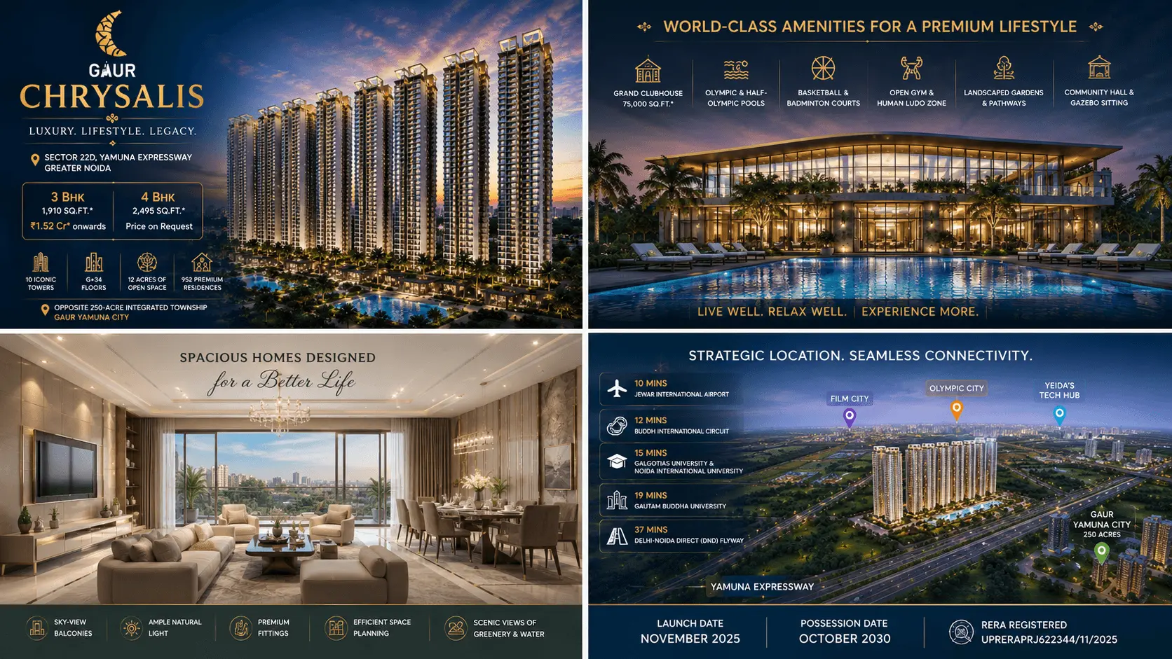 Gaur Chrysalis Sector 22D Yamuna Expressway, Greater Noida
