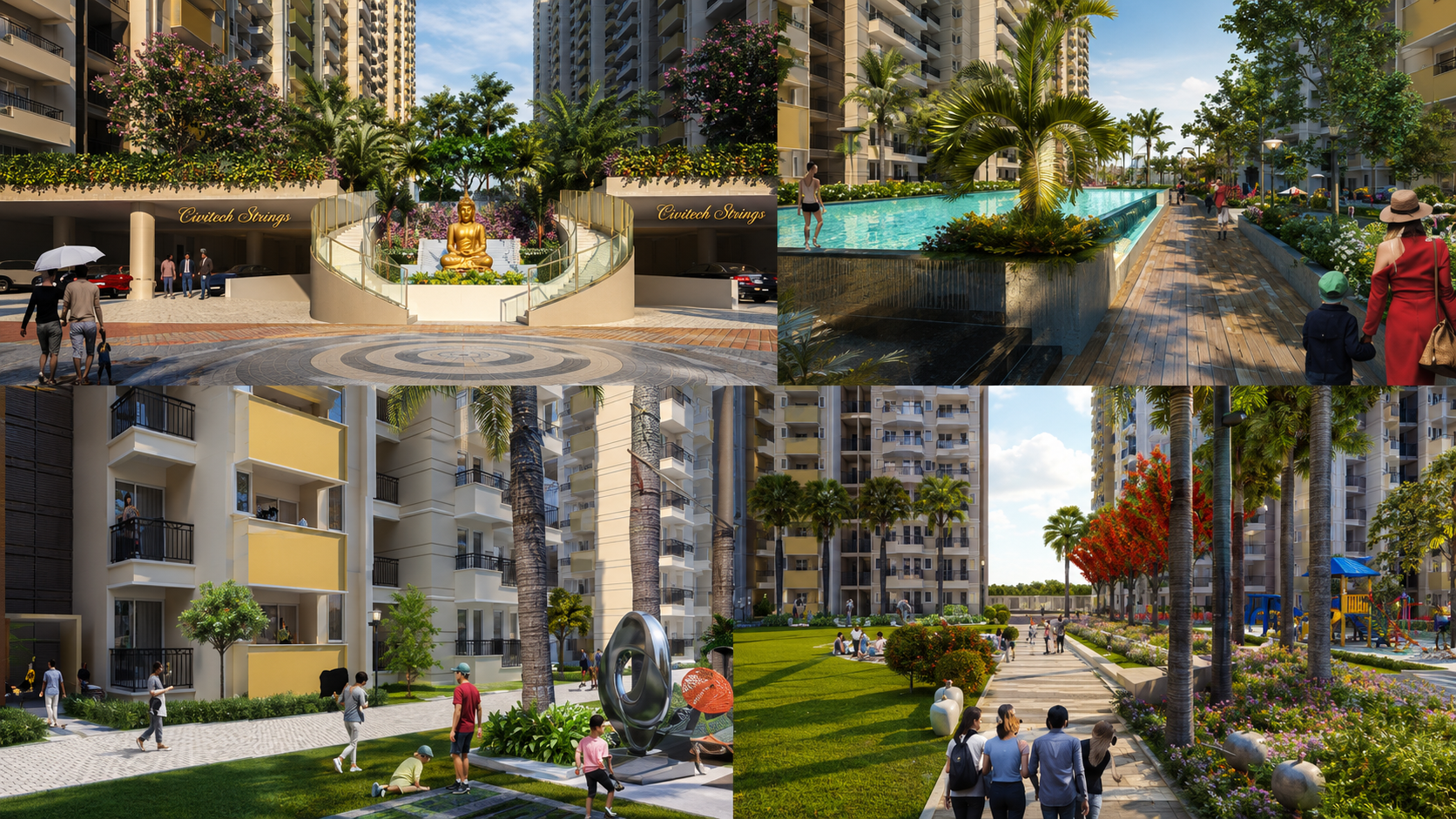 Civitech Strings Greater Noida West – Premium 2 & 3 BHK Apartments in Sector 12